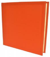 Orange Leather Photograph Album