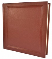 Burgundy Leather Photograph Album