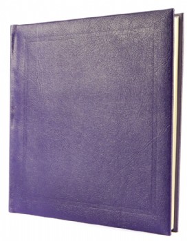 Regal Purple Leather Photograph Album