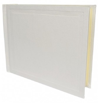 Gentle Ivory Silk Baby Photograph Album