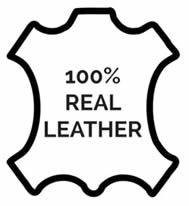 made with real leather