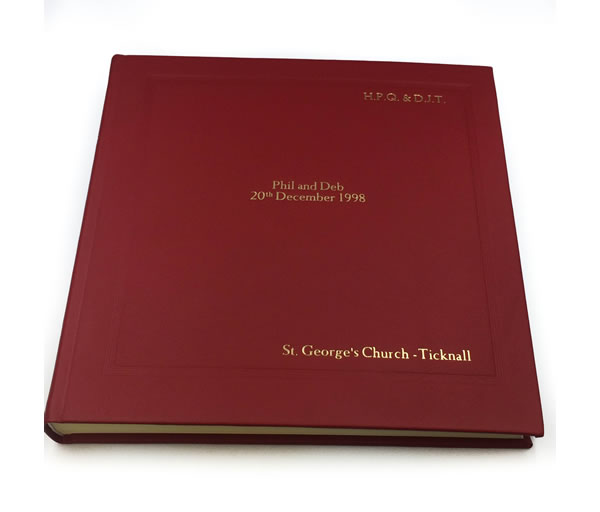 Luxury Personalised Leather Photograph Album